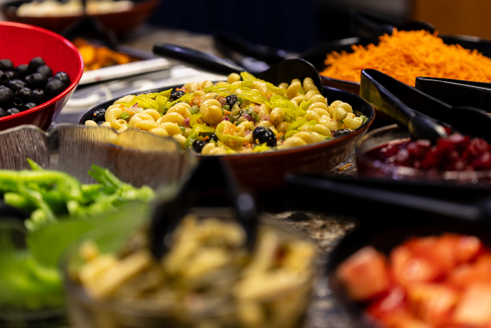 NJHA Conference & Event Center salad selection