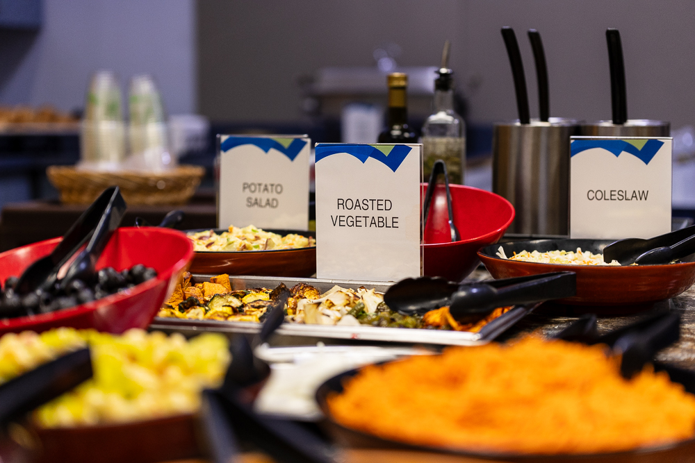 Banquet food - click to view photo gallery