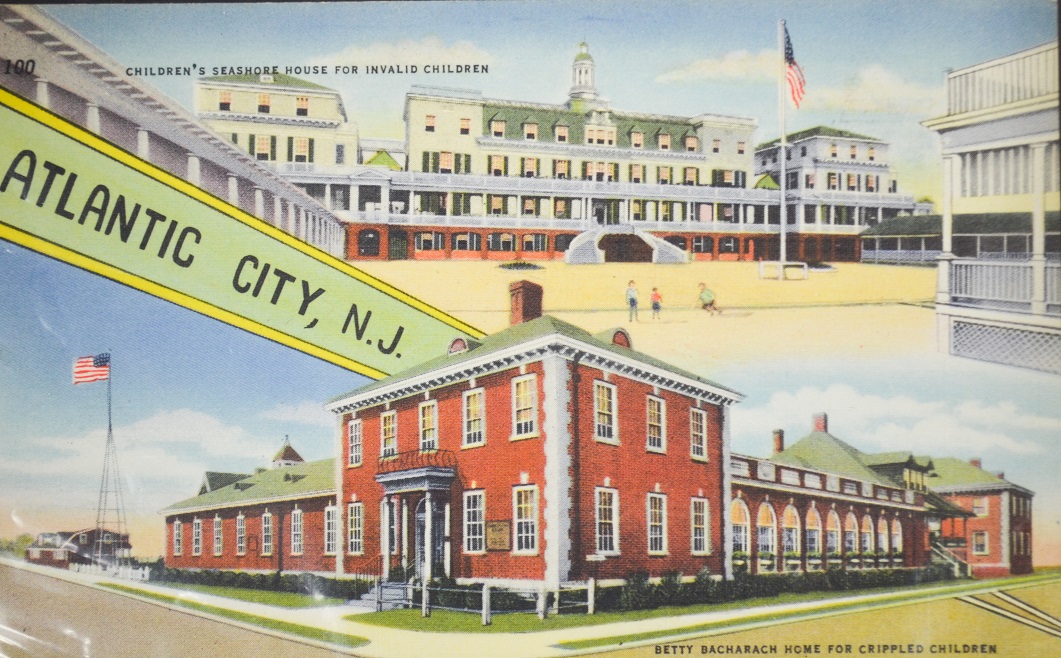 The Betty Bacharach Home for Crippled Children opened in Longport in 1924 to serve children with polio.
