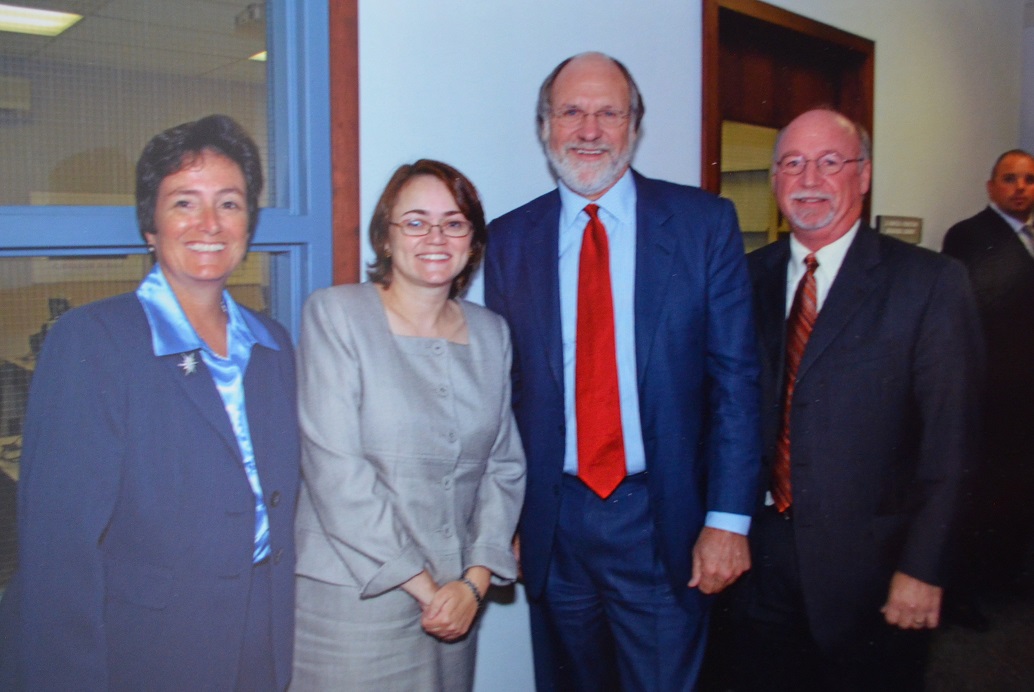Gov. Jon Corzine and Commissioner of Health Heather Howard visited NJHA in 2009, photographed here with NJHA President and CEO Betsy Ryan and John T. Gribbin, president and CEO of CentraState Healthcare System and NJHA Board Chair.
