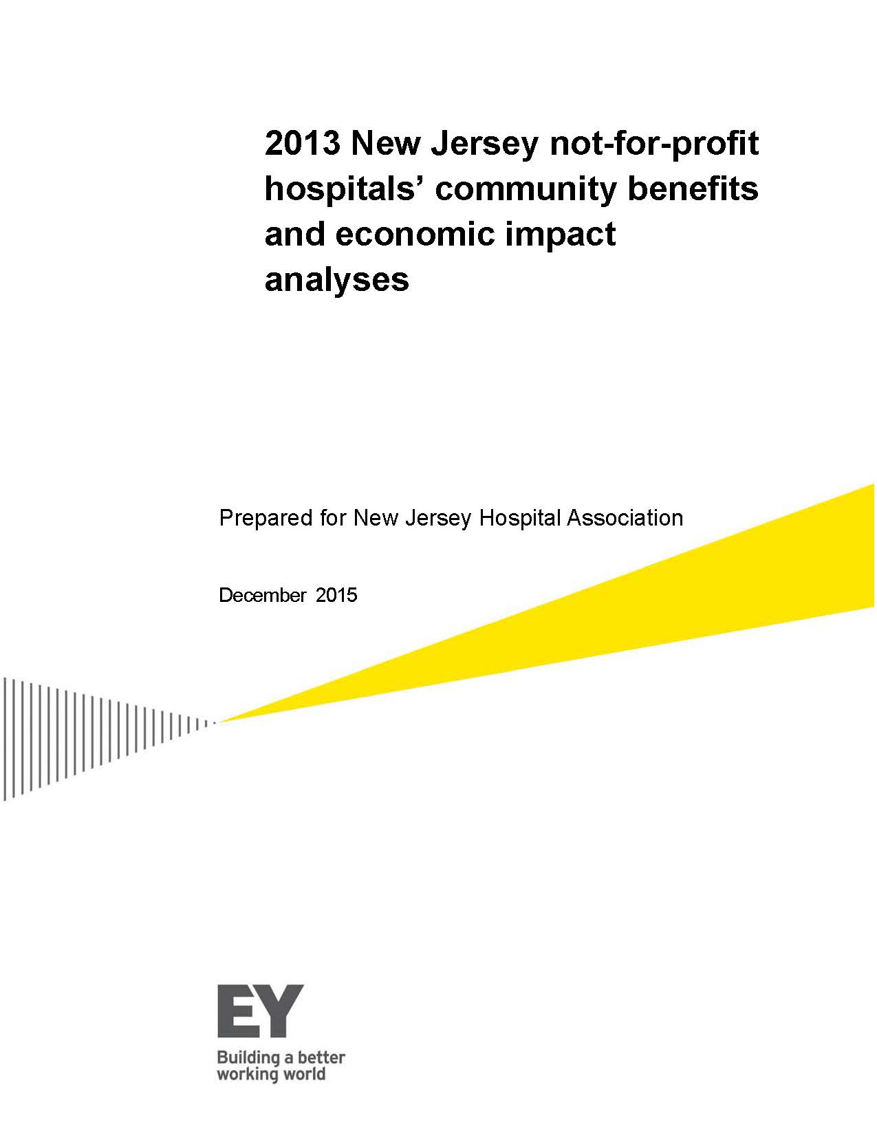 2015 Community Benefit report cover