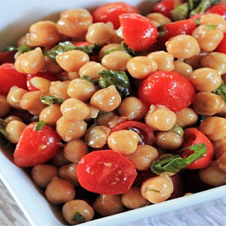 Roasted Tomato and Chickpea Salad