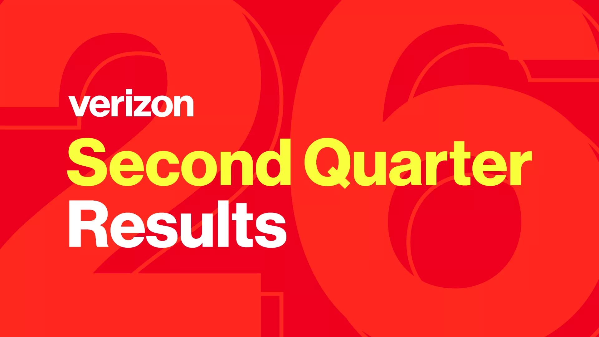 Click to view the Verizon 2nd quarter 2026 report PDF